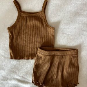 Old navy cropped and short set